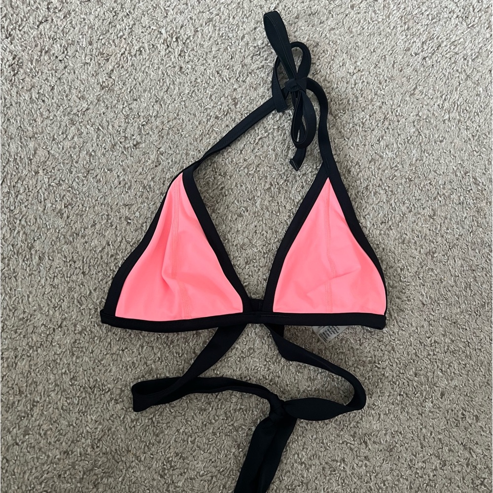 pink bikini top